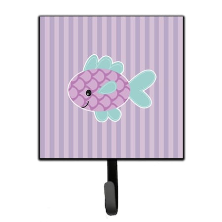 Carolines Treasures Purple Fish Leash or Key Holder BB7128SH4
